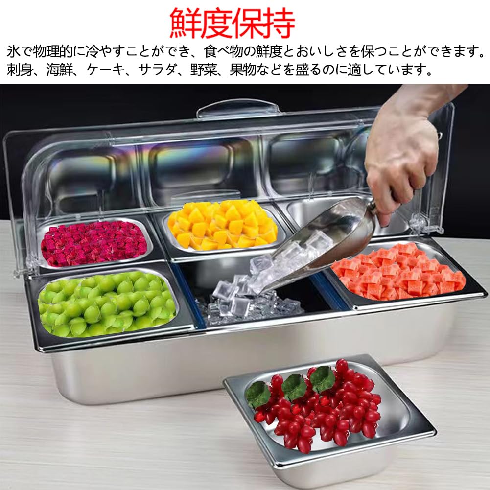 Amazon｜GiDoKe フードディスプレイ 保冷 フードディスプレイセット