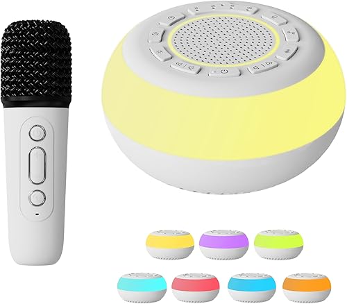 Máquina de sonido con sonidos relajantes, máquina de ruido blanco para dormir, máquina de ruido para bebé, máquina de sonido para dormir para