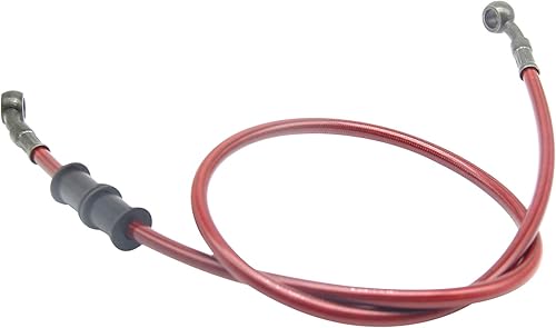 Miniatura 8 de Línea de freno de motocicleta, manguera de freno de acero inoxidable, embrague de freno de acero trenzado para motocicleta, paquete de 1, línea de