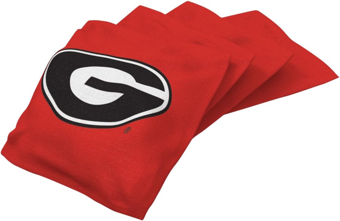 Wild Sports NCAA College Gonzaga Bulldogs Red Authentic Cornhole Bean Bag Set (4 Pack) : Sports & Outdoors