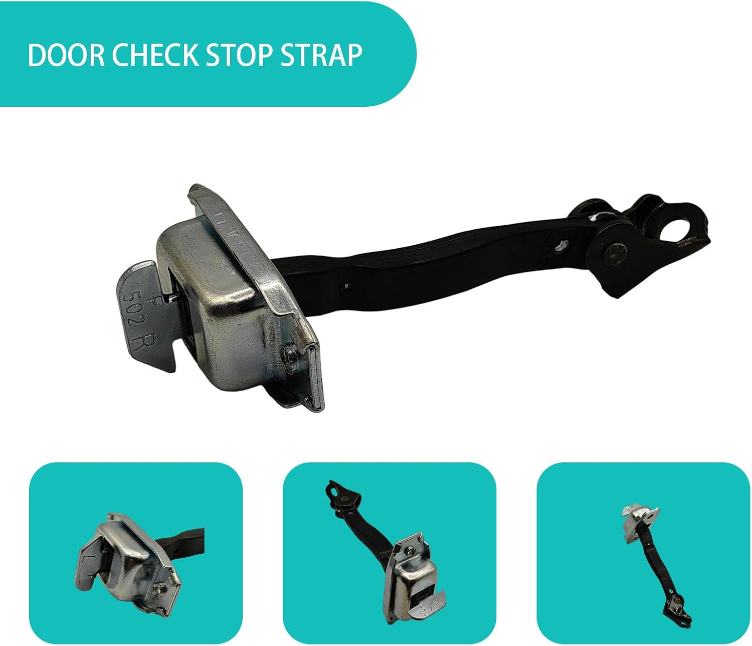 68610-02061 Door Check Stop Strap for Toyota Corolla Matrix Prius Pontiac Vibe 2002-2006 Silver Front Left Right Driver Passenger Door Check Arm Limiter Bracket Stopper 68620-02061 1pcs