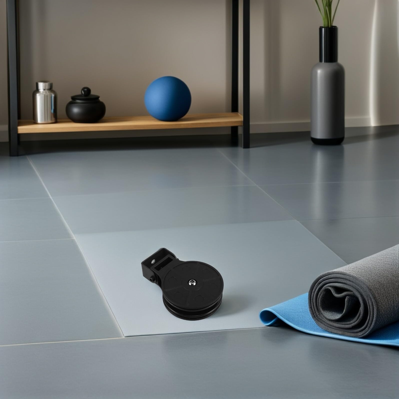 ABOOFAN Poleas para Gimnasio 2 Piezas Ruedas Fijas de Cable Resistentes al Desgaste Sistema Compacto para Rehabilitación y Entrenamiento de Fuerza en Brazos Hombros y Muñecas
