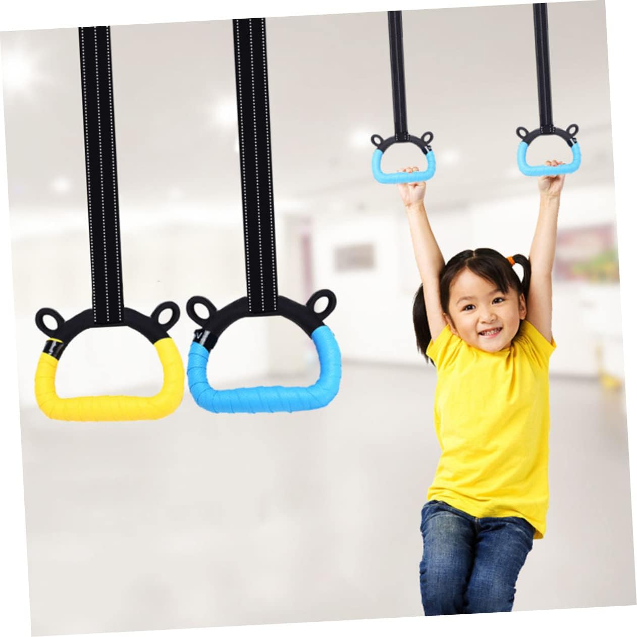 BESPORTBLE Gymnastic Rings Gym Equipment Gym Ring Gymnastic Grips Equipment Gymnastic Bar Workout Rings Durable