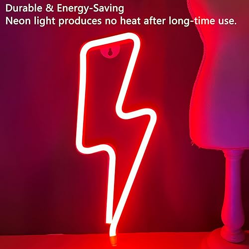 Miniatura 9 de Letrero de luz de neón para decoración de pared, funciona con pilas o USB, para dormitorio, habitación de los niños, cumpleaños, fiesta, boda,