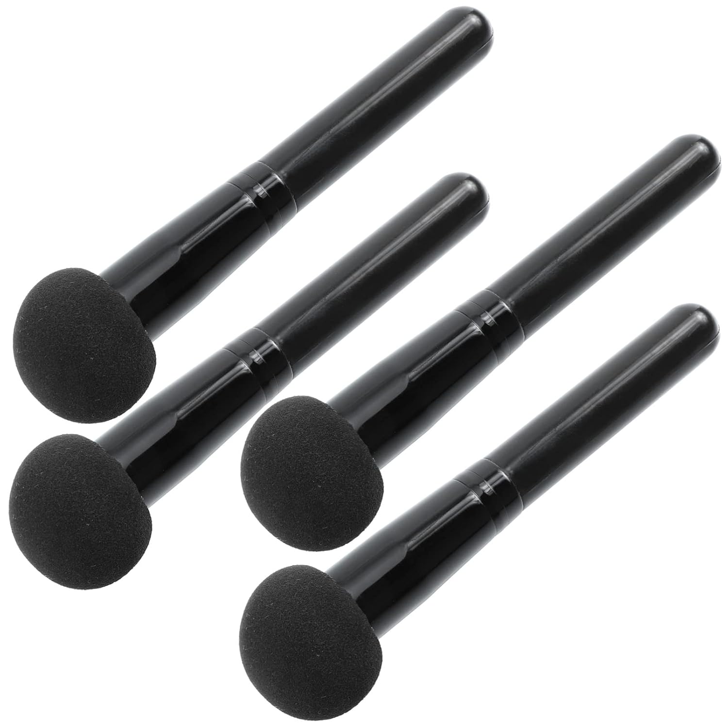 MERRYHAPY 4pcs Mini Powder Puff Highlight Sponge Applicator Makeup Powder Mushroom Head Brush for Foundation Concealer Blush