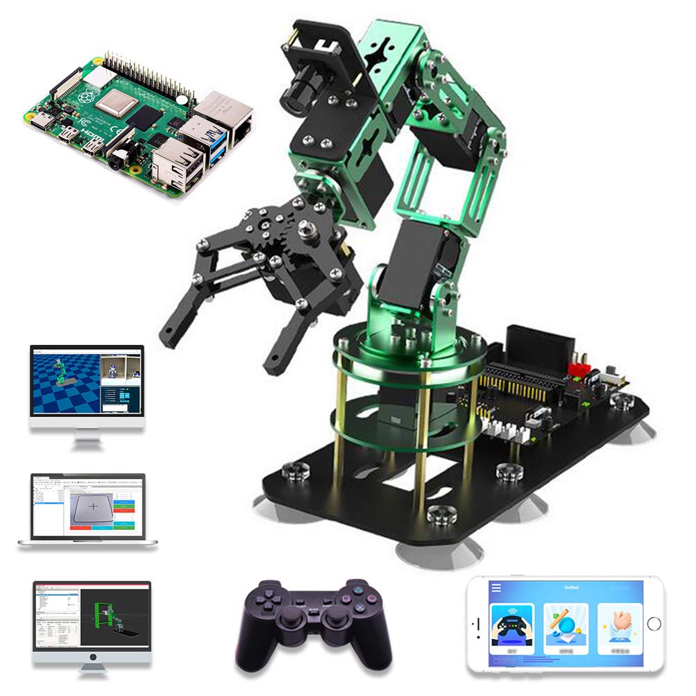 Buy 6DOF Robot Arm with 110° WideAngle Camera, Robotic Arm Kit for