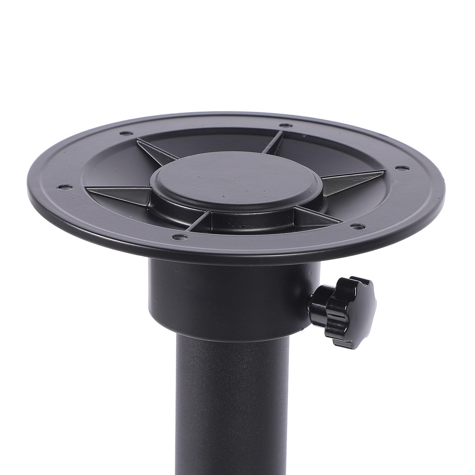Haofy Set di Montaggio per Base per Gamba del Tavolo, Lega di Alluminio, Regolabile, Staccabile, Resistente, Barca, Yacht, Ponte, Piastra Tavolo Fissa, Ruota di 360°