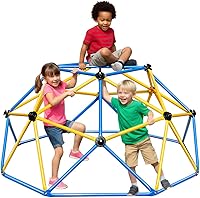 Zupapa 6FT Kids Climbing Dome Jungle Gym - 750 LBS Capacity, Rust-Proof Metal, Indoor Outdoor Play for Ages 3-8 (Blue)