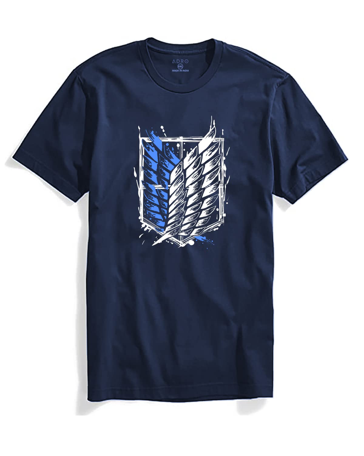 Sponsored Ad - ADRO Men's 100% Cotton Regular Fit T-Shirt