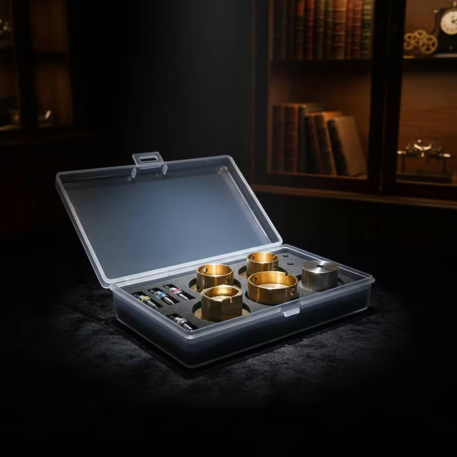 Gralara Herramienta Reparación Relojes con Estuche Completo Kit Herramientas Reloj Organizado Kit Reloj para Técnicos, Aficionados