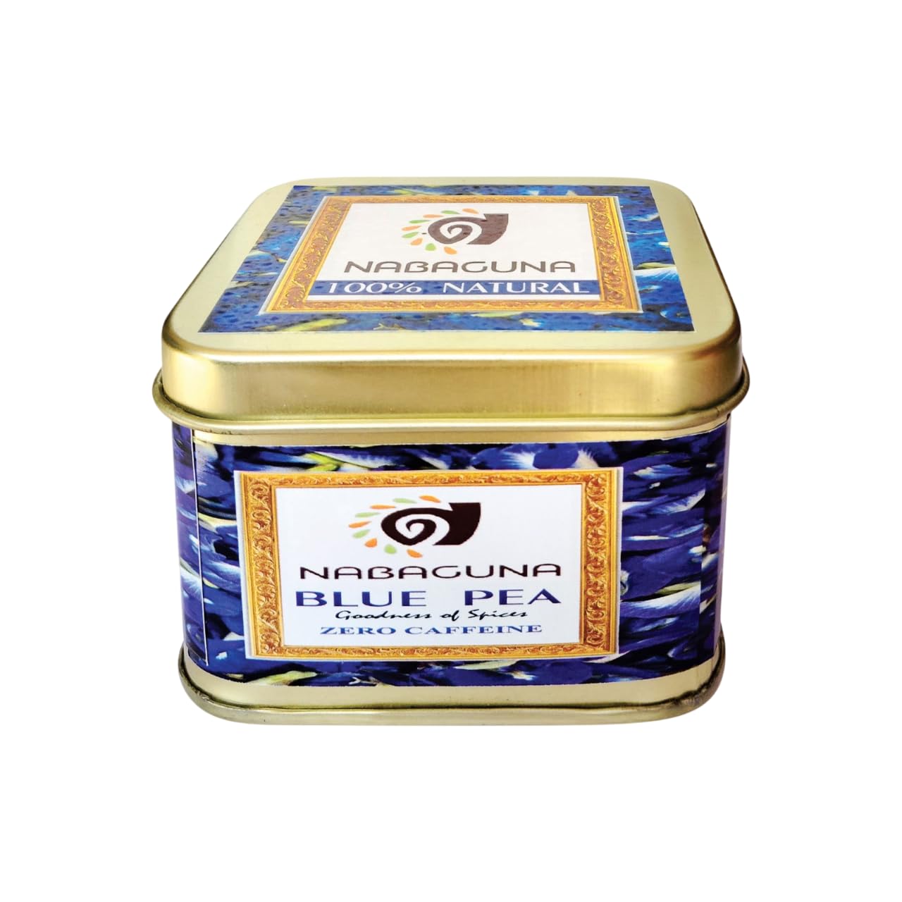 NABAGUNA Blue Pea Herbal Drink Mix | Dried Butterfly Pea Flower Based Beverage | Traditional Herbal Infusion for Hot or Cold Drink Preparation | 10 gm | Pack of 1