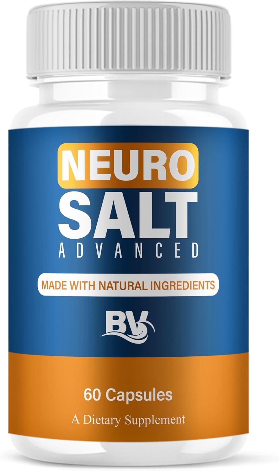 BLUE VIBE Neuro Salt Advanced Premium Health and Wellness Nootropic Capsules, Neuro Salt Advanced All Natural Health Management and Overall Wellness Support Supplement Pills (1 Pack - 60 Capsules)