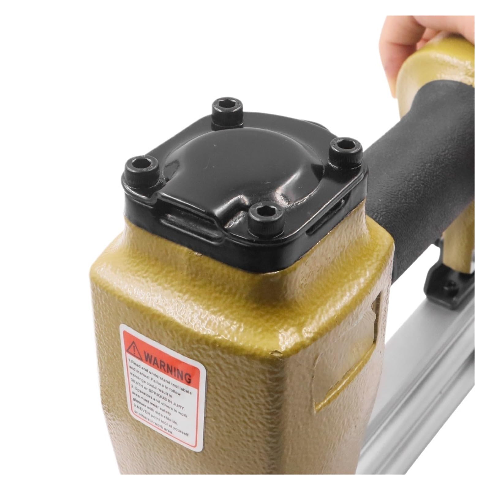 Pistola sparapunti pneumatica senza olio La cucitrice meccanica F50 da costruzione pneumatica da 18 calibri accetta cucitrice meccanica for mobili con chiodi da 15-50 mm for cucitrice meccanica for ta