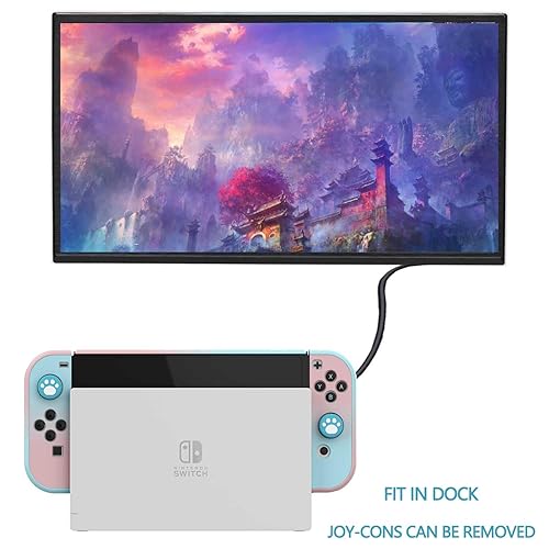 Miniatura 6 de COMCOOL Dockable Case for Nintendo Switch OLED - 9 FT Military Grade Drop Protection with Tempered Glass Screen Protector and Thumb Grips Protective
