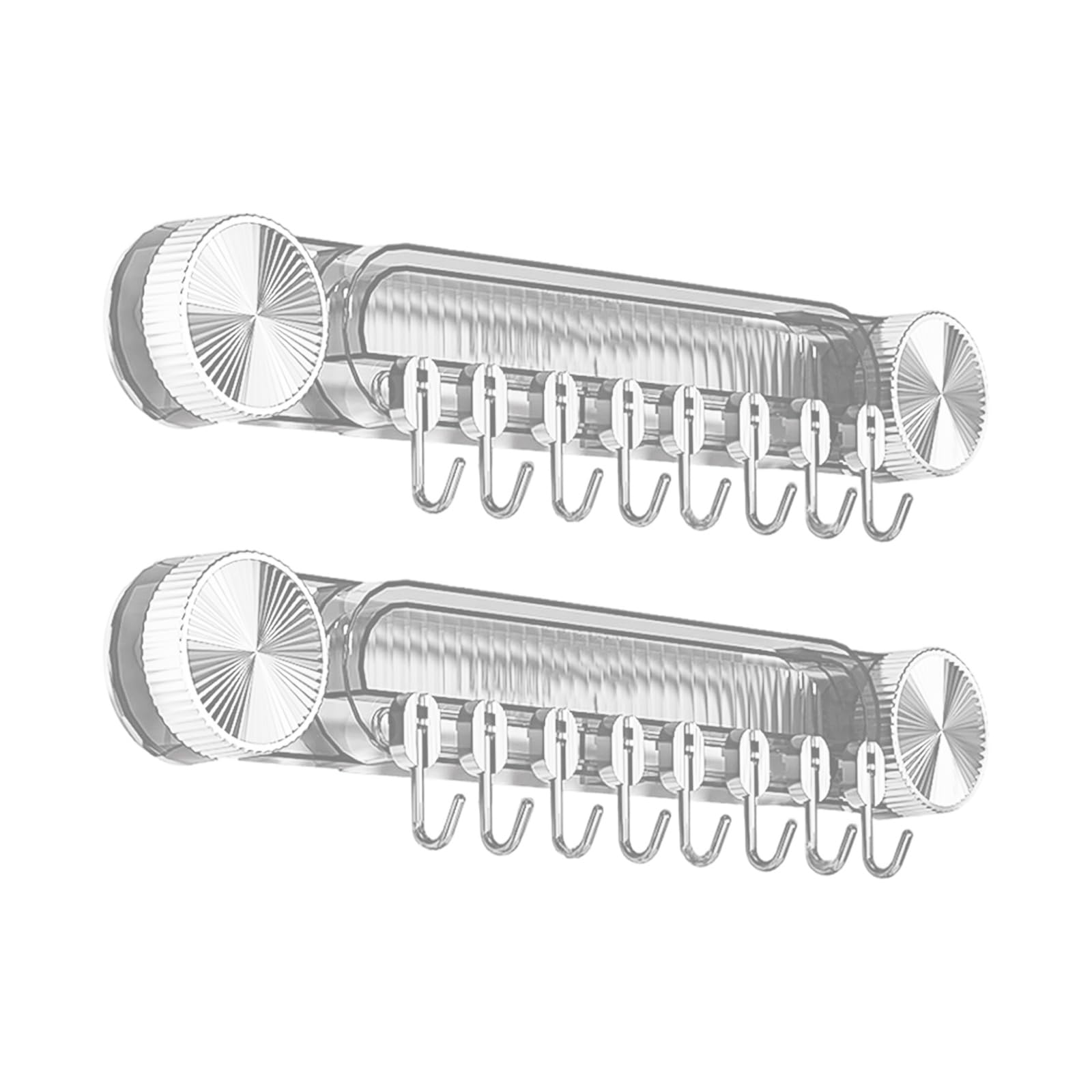 Hdoytxxm Silver Powerful Suction Wall Mounted Storage Rack Hanger Space Saving Hanging Hook For Cutlery And Cooking Items Removable Wall Fasteners