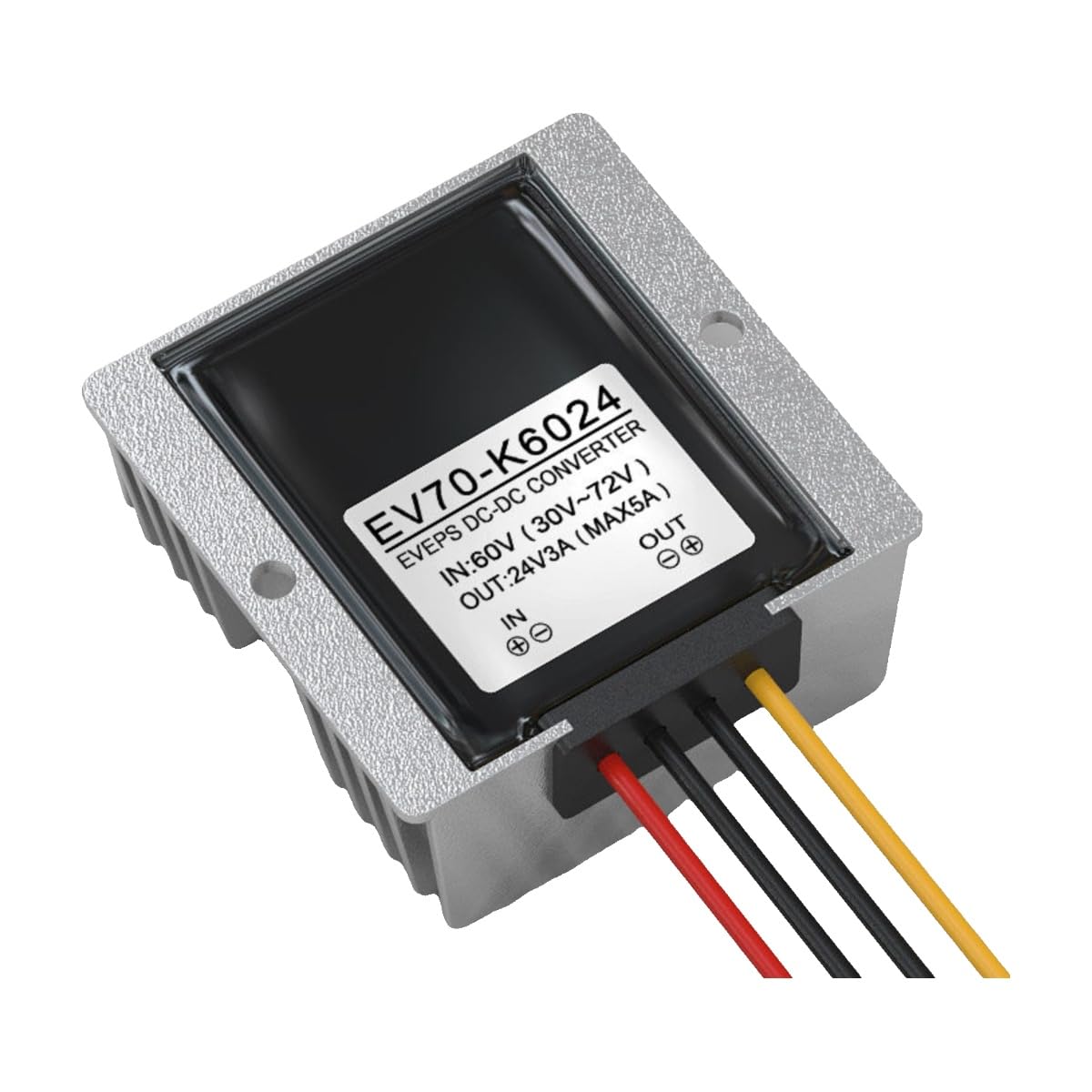 Alimentation électrique 60V72V80V à 24V DC scellée en aluminium
