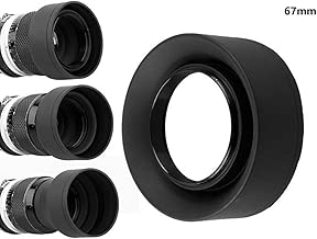 1Pcs 49mm 52mm 55mm 58mm 62mm 67mm 72mm 77mm 82mm Universal 3-Stage Collapsible Rubber Lens Hood 67mm 1Pcs 49mm 52mm 55mm 58mm 62mm 67mm 72mm 77mm 82mm Universal 3-Stage Collapsible Rubber Lens Hood 67mm