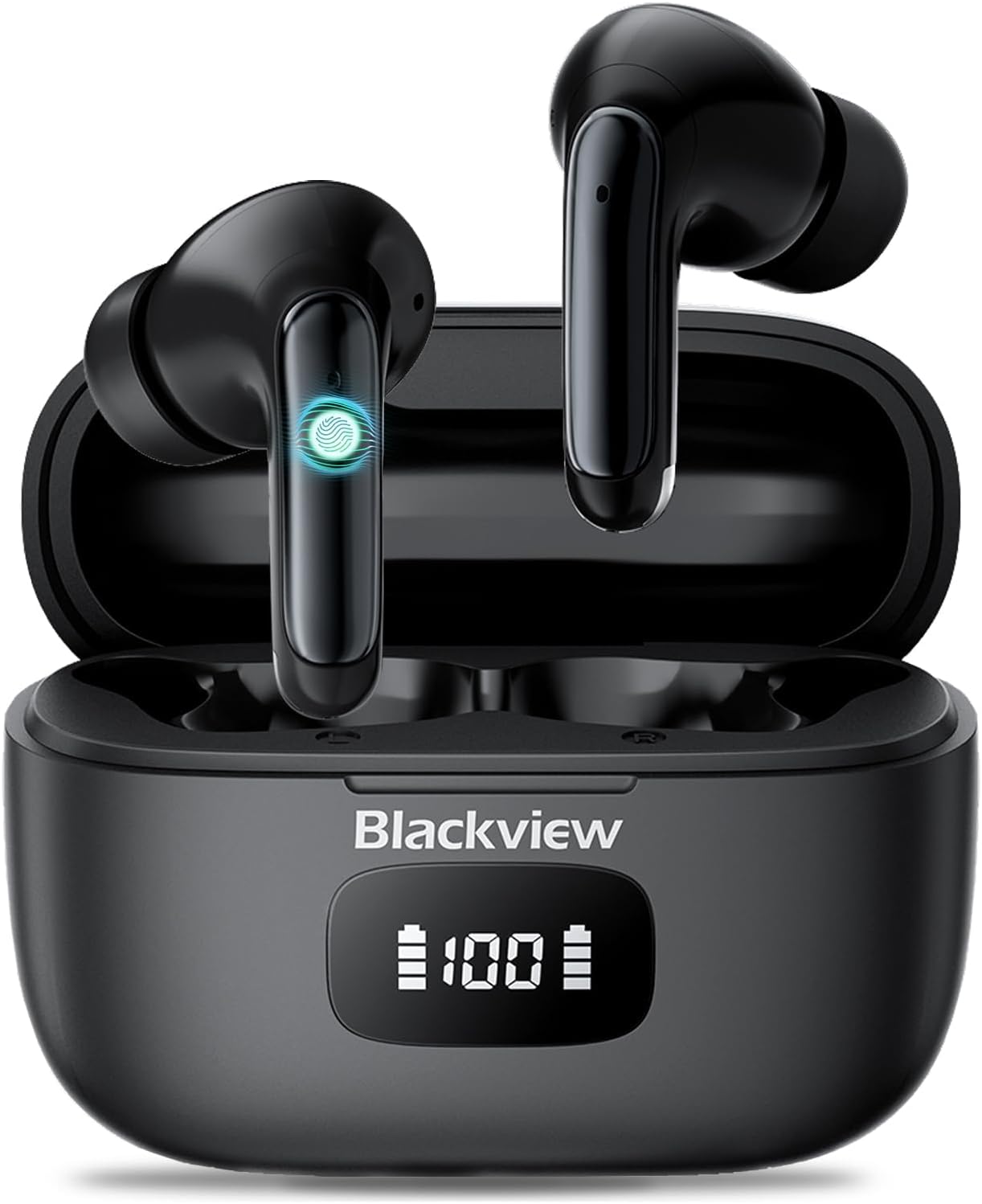Blackview Wireless Noise Canceling Earbuds in Ear Headphones Wireless Bluetooth 5.3, Ear Buds Built-in Mic Sports Earbuds IPX7 Waterproof,56H Playtime LED Power Display for Android/iOS Phone Blackview Wireless Noise Canceling Earbuds in Ear Headphones Wireless Bluetooth 5.3, Ear Buds Built-in Mic Sports Earbuds IPX7 Waterproof,56H Playtime LED Power Display for Android/iOS Phone
