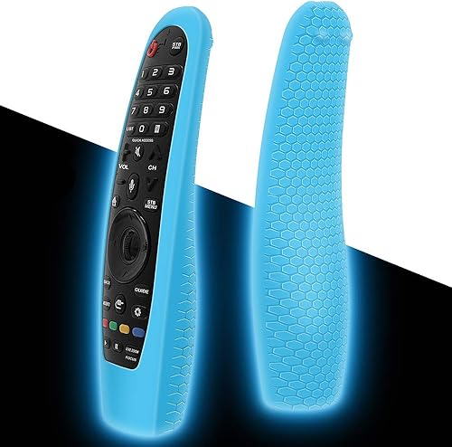 Funda de silicona a distancia compatible con LG AN-MR19BA Smart TV Magic Remote Control, a prueba de golpes para LG Smart TV Remote