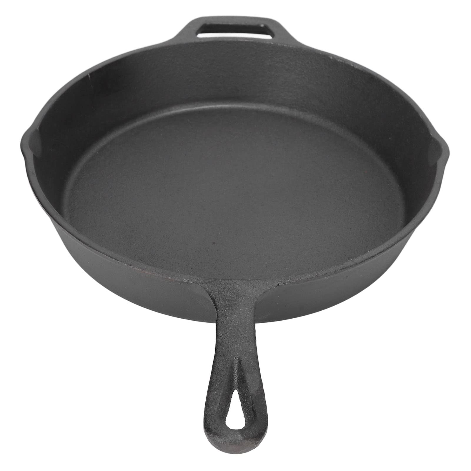 Nikou Garnek do topienia mleka ze stali nierdzewnej, średnica 25 cm, nieprzywierająca, żeliwna patelnia do piekarnika, kuchenki, grilla, szerokie zastosowanie
