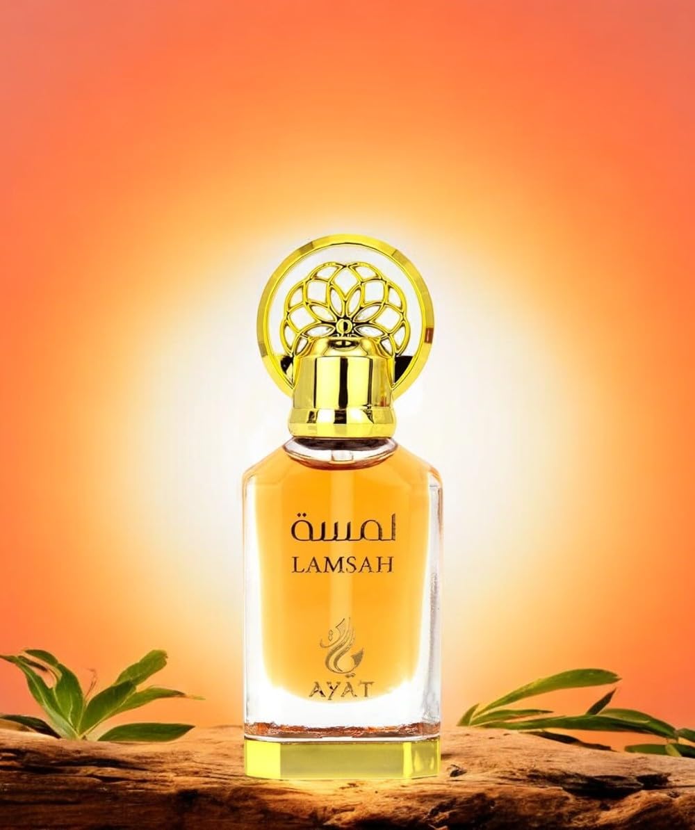 Ayat Perfumes – Aceite de perfume 12 ml – Extracto de perfume sin alcohol, unisex, oriental, árabe, oud, natural, ámbar – Perfume de dubai (Lamsahh)