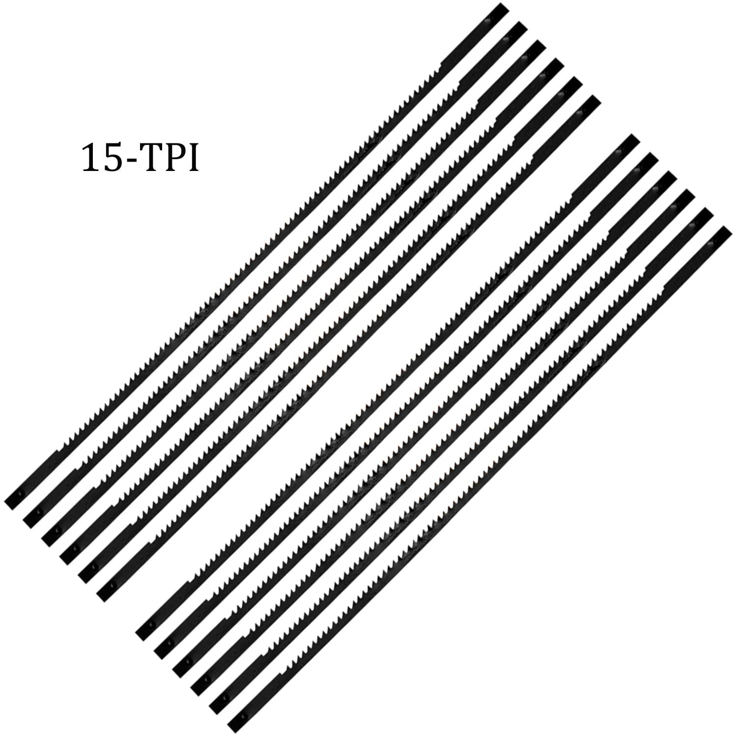 6.5 Inch Scroll Blade Pin End 15TPI /18TPI/24TPI-24 Pack for Scroll Saw and Jig Saws(6.5inch-15TPI)