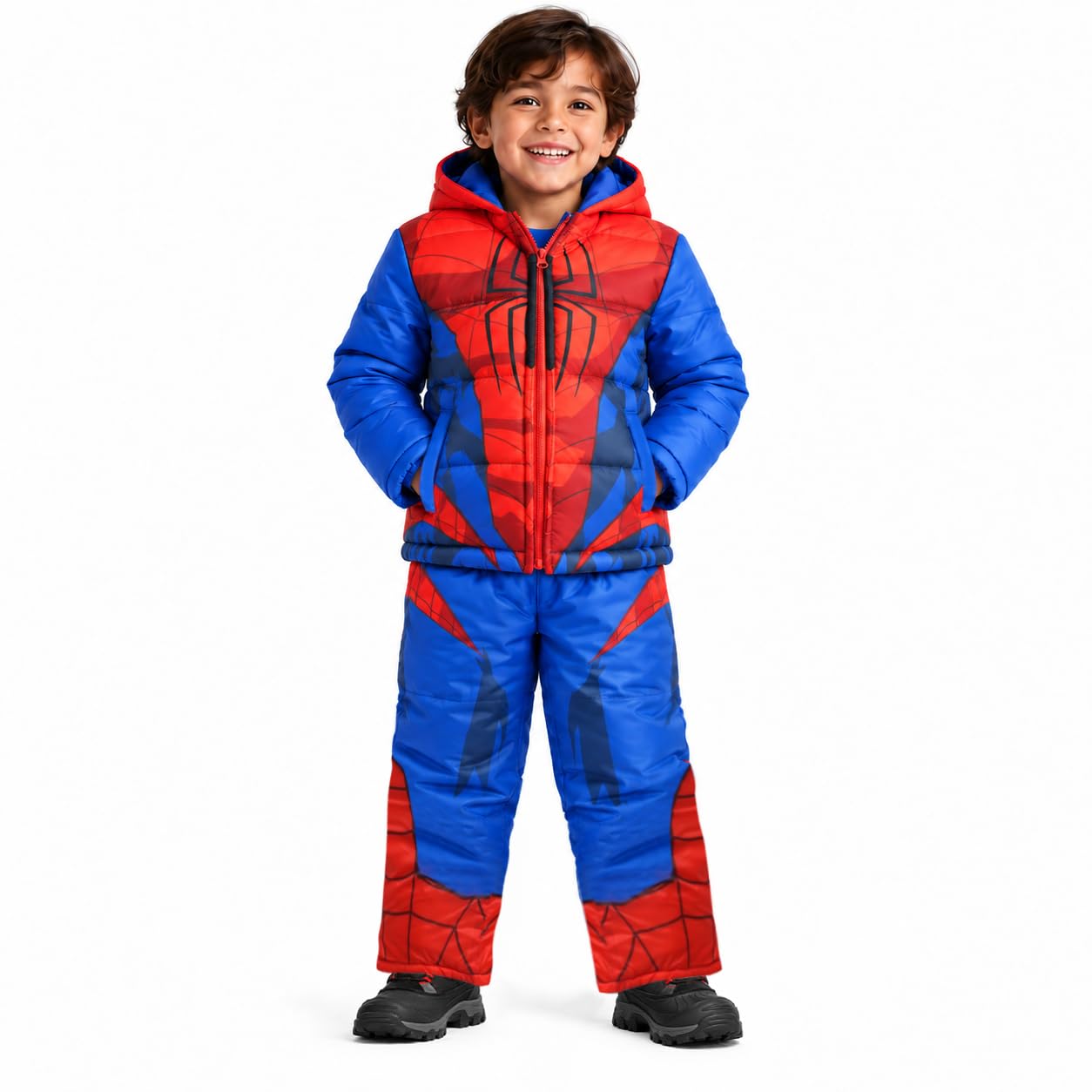 Amazon | マーベル スパイダーマン ボーイズ 2ピース スノースーツ