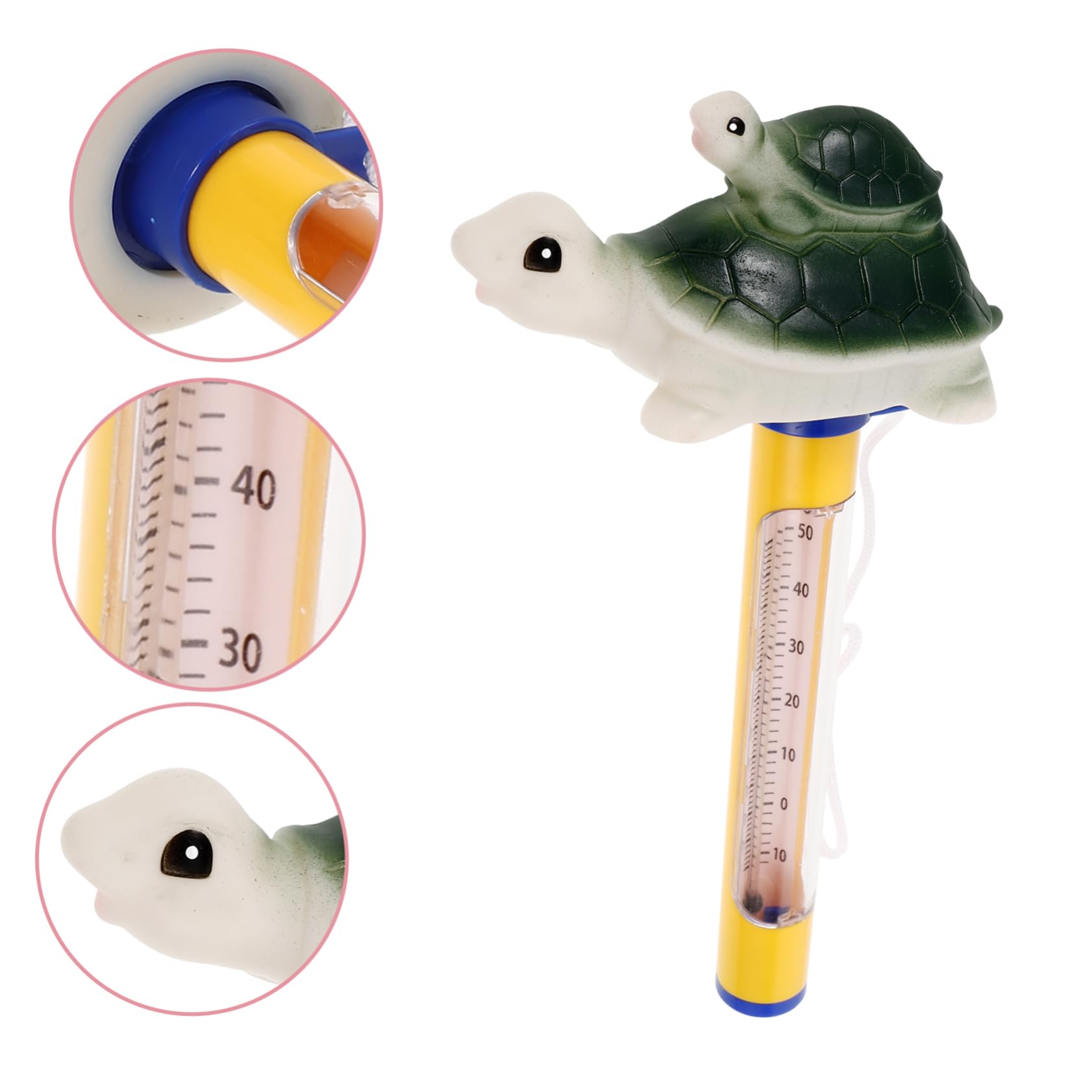 Mipcase 5pezzi Termometro Galleggiante Per Termometro Decorativo Per Spa e Vasche Idromassaggio Celsius e Fahrenheit Per e