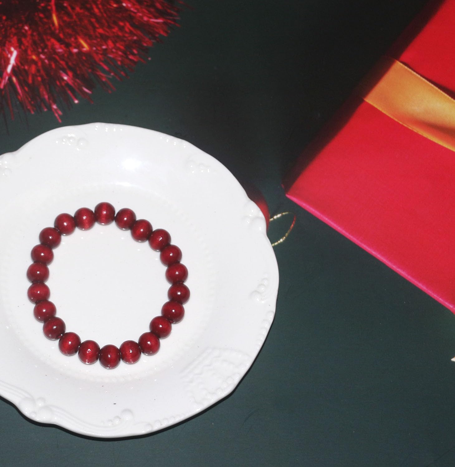 300 Pcs 10mm Dark Red Wooden Beads | DIY Beads for Jewelry Making, Holiday Decor, Crafts | Smooth Natural Wood, 3mm Hole for Easy Use - Image 6