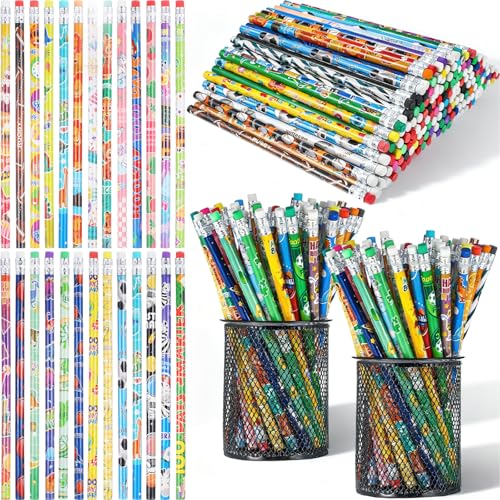 180 lápices de colores de madera multicolor con borradores