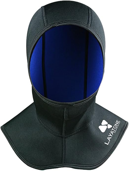 LayaTone Diving Hoods Men Women 3mm Neoprene Hoods Scuba Diving Spearfishing