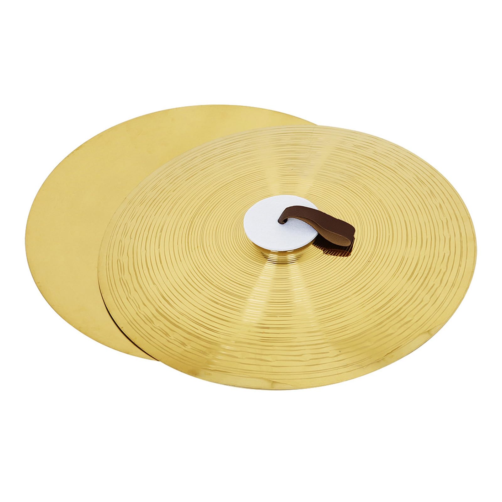 1 coppia di piatti da pratica multiuso, set di piatti in ottone con piastra portatile per percussioni da 35, 40 e 51 cm, piatti crash
