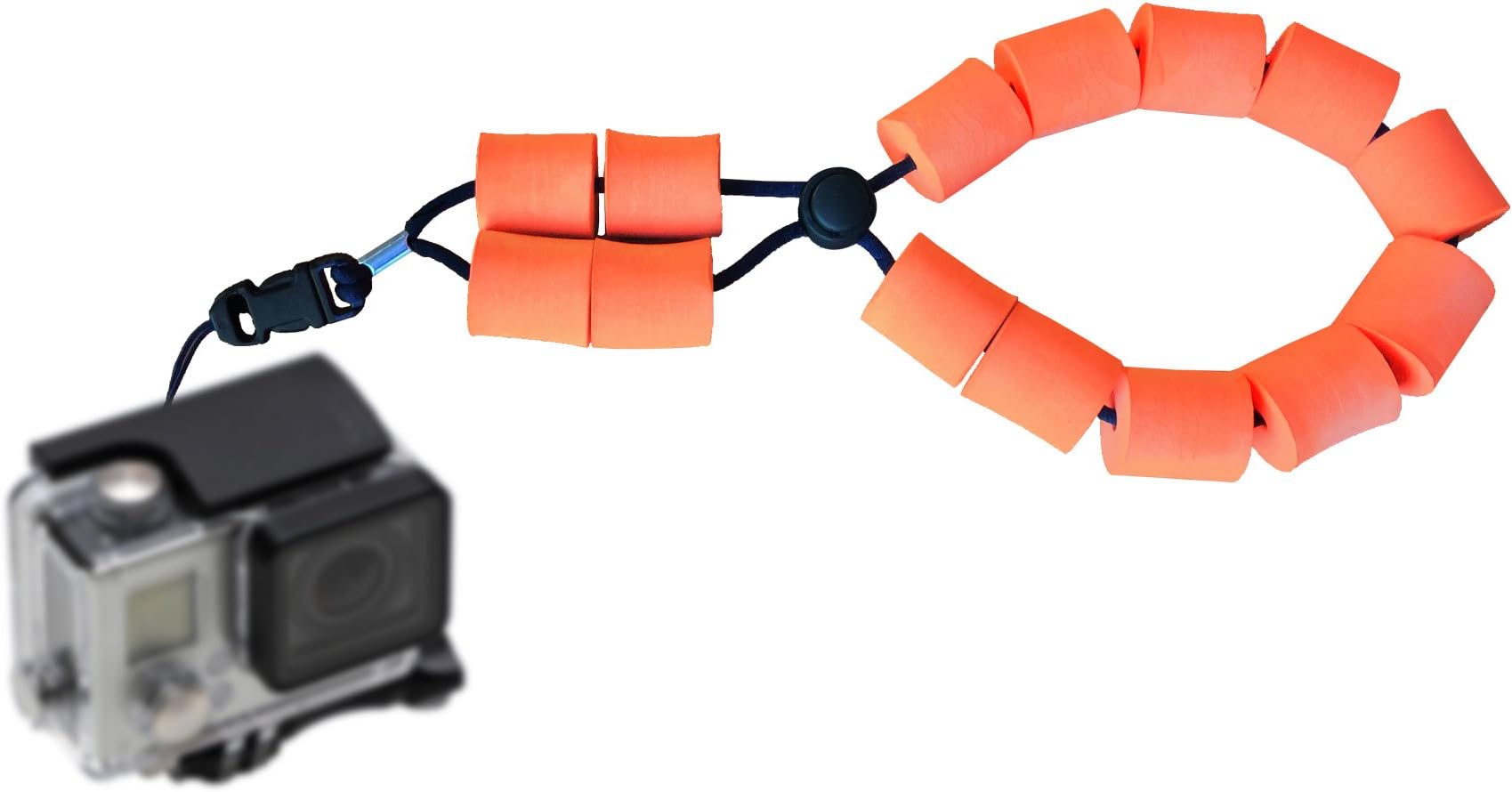Floating Wrist Strap for Waterproof Cameras, WS20, Orange