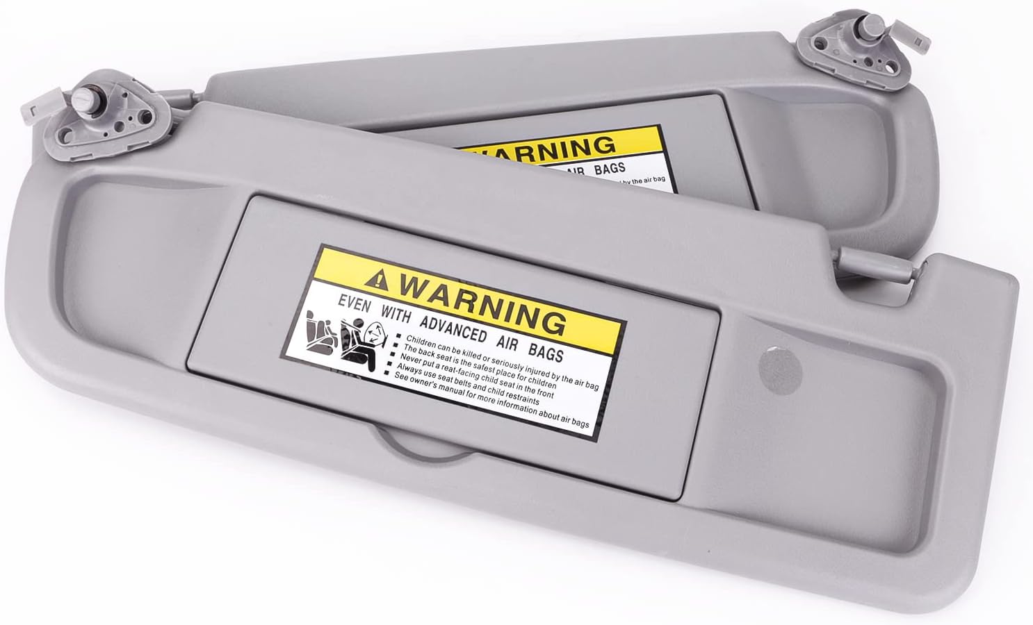 Sun Visor Light Gray 83280-SNA-A01ZC 83230-SNA-A01ZC Compatible with Honda Civic 2006-2011(Pair)