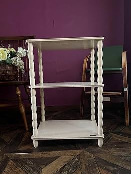 ナジコ 3段棚 ラック 昭和レトロ インテリア 当時物 Amazon.co.jp: ナジコ ホワイト 白 3段ラック 昭和レトロ