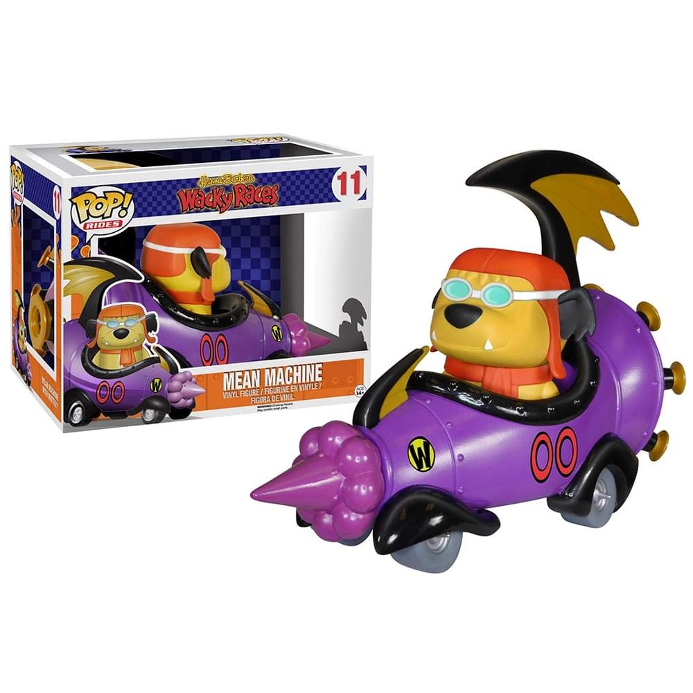 FUNKO POP! チキチキマシン猛レース ケンケン ゼロゼロマシン/Mean Machine Pop! Vinyl Vehicle with Muttley Figure Amazon.com: Funko POP Rides: Wacky Racers - Hanna Barbera