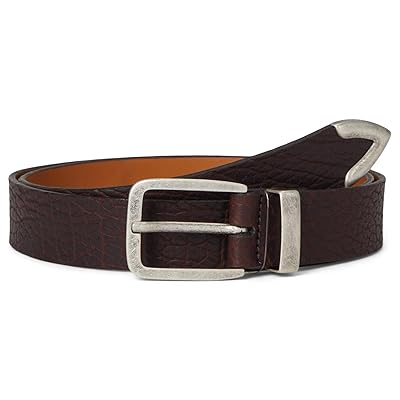 Johnston & Murphy Distressed Tipped Belt Men
