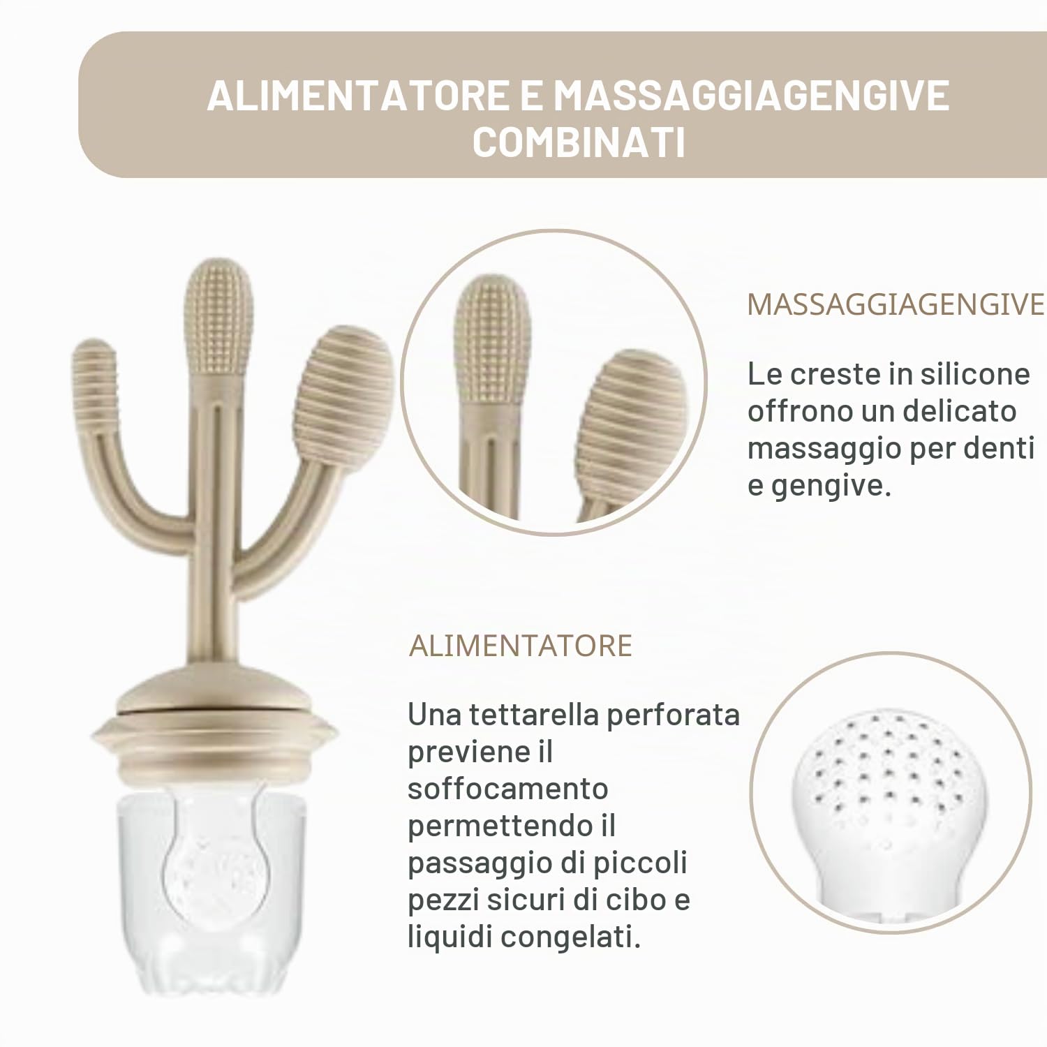 PandaEar Set di 2 Vaschette Congelatore per Alimenti per Bambini & Set di 3 Chupetti Alimentatori di Frutta per Bambini, Vassoio per Dentizione con Alimenti Fruttati per Bambini