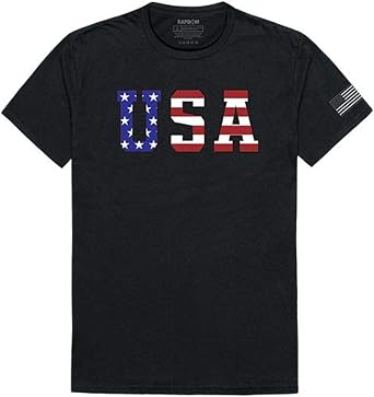 Rapdom Tactical Tactical Graphics Tees Flag Text black3 Tactical Graphics Ts, Black