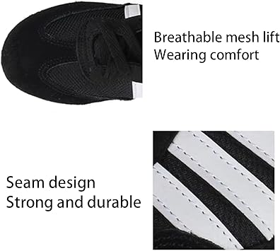 Botas Boxeo Hombre,Zapatillas Boxeo Hombre,Botas Boxeo Mujer,Zapatillas De Cordones,Antideslizantes,Resistente Al Desgaste,Zapatos De Entrenamiento Integral Para Mujer Botas Boxeo Fitness3