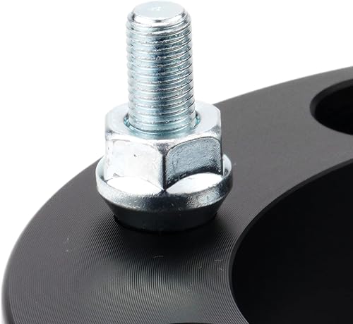 Vista 446 de KAX Espaciadores de rueda de 0.236 x 5.315 in, espaciadores de rueda centrados de 2 pulgadas y 6 lengüetas para F-15-0, Expedition, Mark LT, Negro