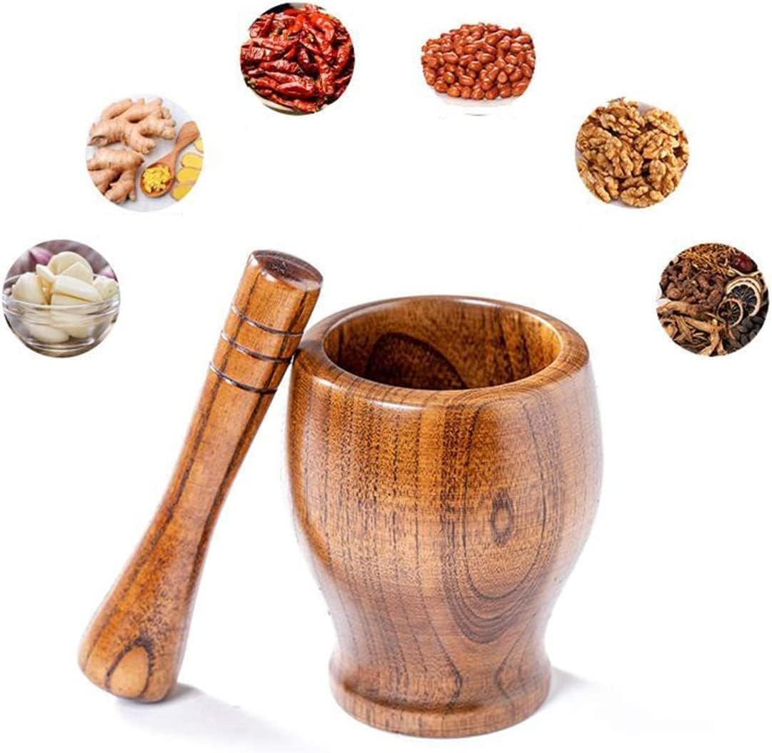 Mortar and Pestle Set Mortar and Pestle Mortar and Pestle Set Spice Stone Grinder Mortar Pestle Set Pestle and Mortar Wood Spice Mortar Made of Wood Grinding C