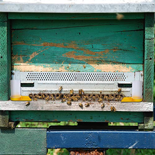 Trounistro 3 Pack Bee Feeder Beehive Beekeeping Water Dispenser Honey Beehive Entrance Feeder Beekeeper Tools