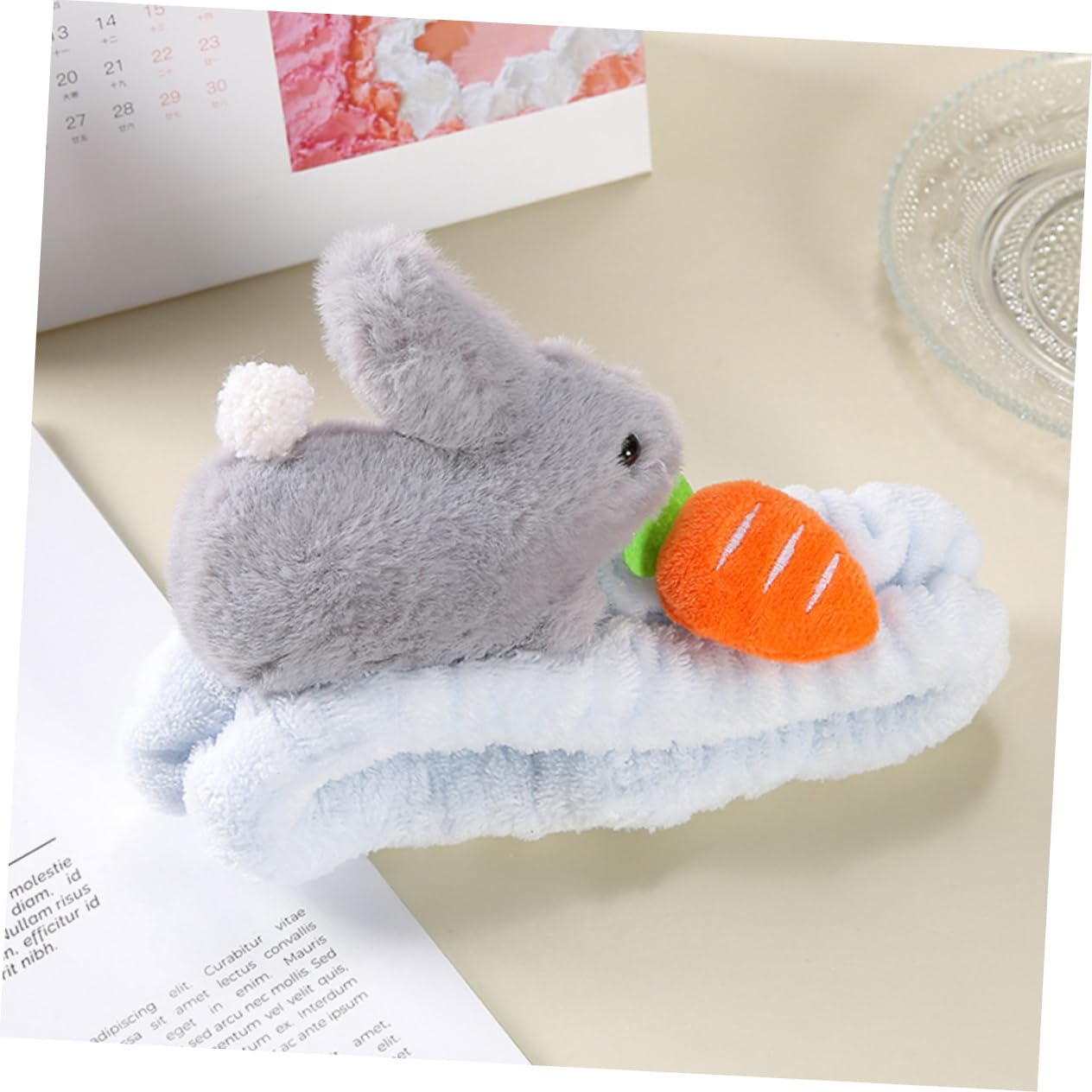 MAGICLULU 3 Set Eleganti Fasce Per Il Trucco in Peluche Fasce Per Ricci Fascia Per La Spa Per Il Lavaggio Del Viso Fascia Per in Morbida Flanella Forma Per Donne E Ragazze 2 Pezzi * 3
