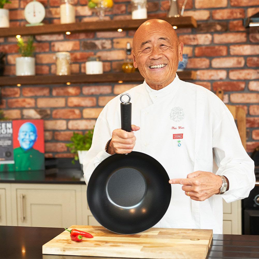 Ken Hom KH432003 Wok, Szary, 32 cm