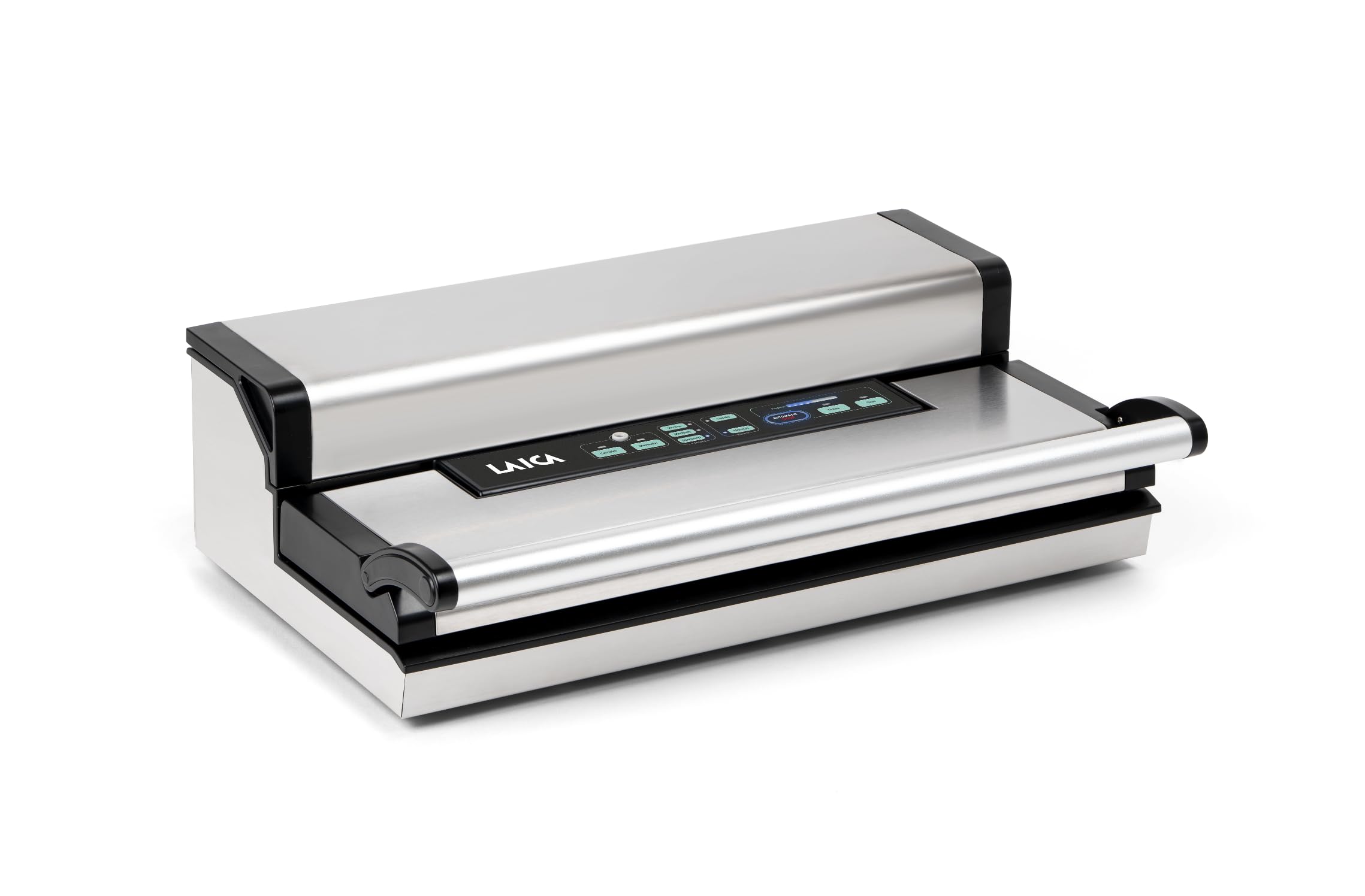 LAICA VT3250 Macchina Sottovuoto Professionale - 1 Rotolo da 40cm Incluso | 100 cicli automatici consecutivi, aspirazione regolabile 25 l/min, tripla sigillatura, larghezza MAX sacchetti 40 cm