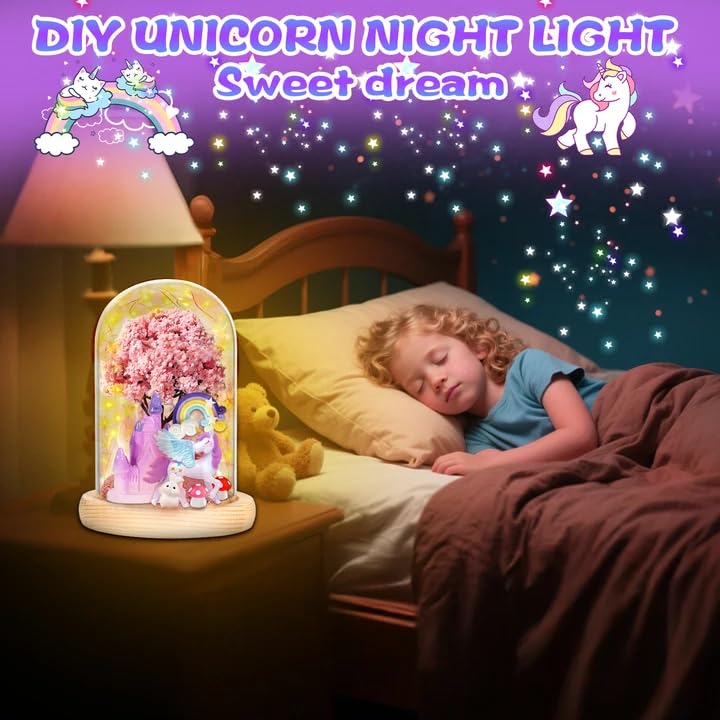 Licorne Cadeau Fille 3 4 5 6 7 8 Ans, Peluche Licorne Cadeau Fille Enfant pour Journal Intime