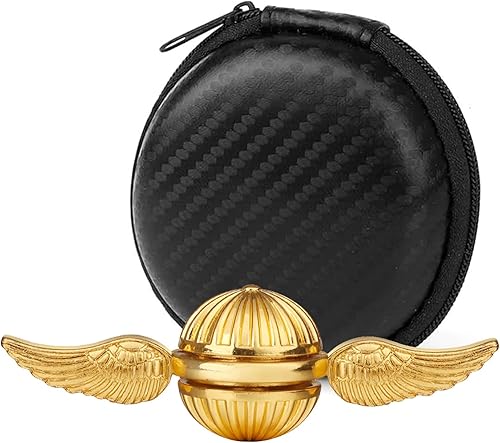 Fidget Spinner Dorado Orbe Mágico Juguetes para la Ansiedad Alivio del Estrés Reductor Giro Fidgets Rodamiento de Mano Tri Spinner Spinners de Dedo