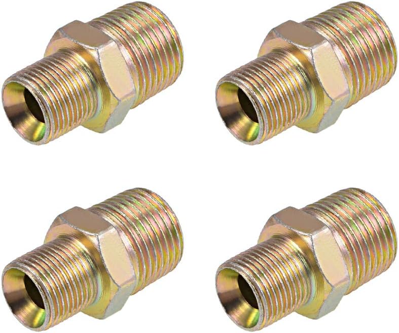 1/2 X 1/4 "ottone Esagonale Riduttore Nipplo (noto Come