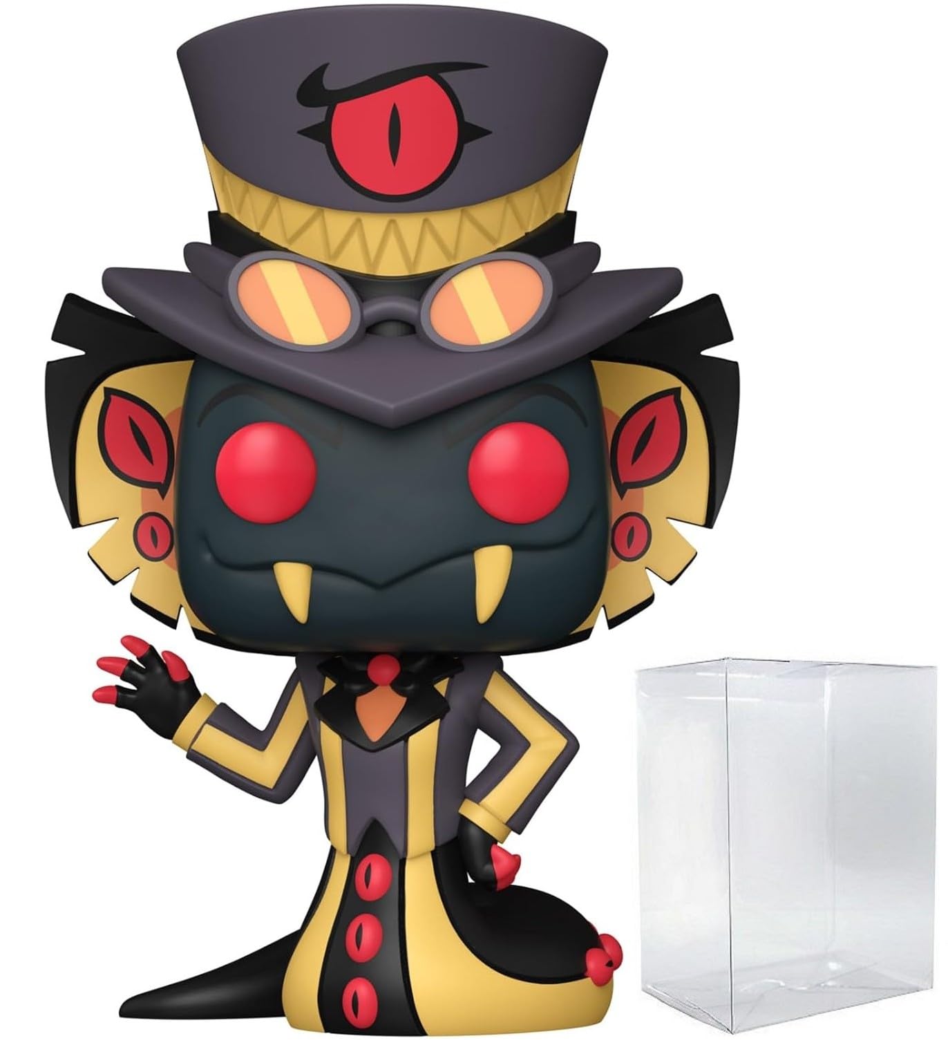 Funko POP Animation: Hazbin Hotel - Sir Pentious Specialty Series Vinyl Figure (Bundled with Compatible Box Protector Case), Multicolor, 3.75 Inches